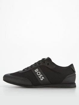 BOSS Rosham Trainers - Black, Size 10, Men