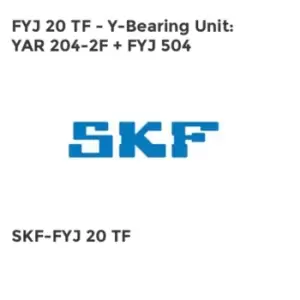 FYJ 20 TF - Y-Bearing Unit: YAR 204-2F + FYJ 504