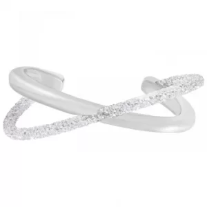 Ladies Swarovski Silver Plated Crystaldust Bracelet