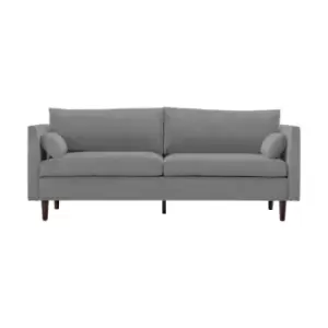 Crossland Grove Twickenham Sofa 3 Seater Placido Elephant Velvet