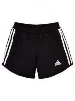 adidas Girls Training Shorts - Black, Size 4-5 Years, Women