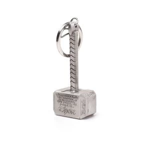 Marvel Comics - Mjolnir Hammer Keychain - Silver