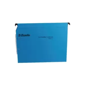 Esselte Orgarex Dual Lateral Suspension File V Base Blue Box 25