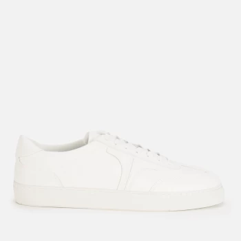 Ted Baker Mens Robbert Leather Cupsole Trainers - White - UK 8