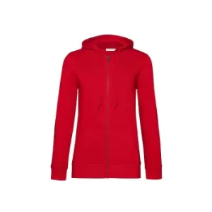 B&C Womens/Ladies Organic Hoodie (S) (Red)