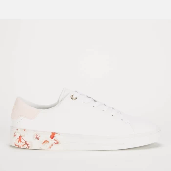 Ted Baker Womens Urbana Low Top Trainers - White - UK 4