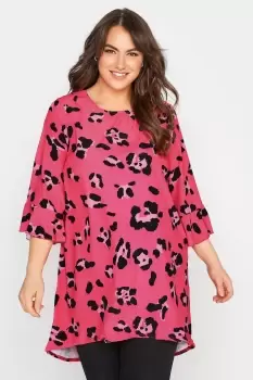 Flute Sleeve Tunic Top