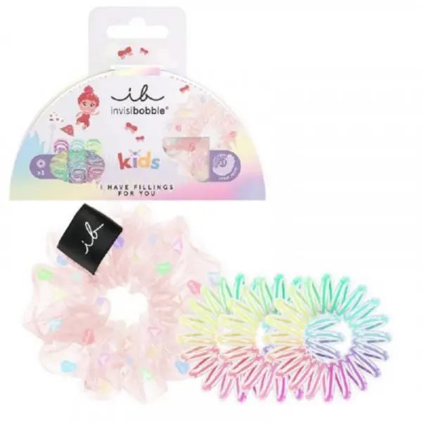 Invisibobble Kids I Have Fillings for You Set 4 pcs.