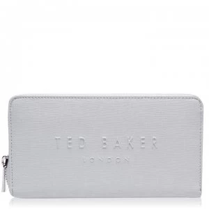 Ted Baker Crosshatch Purse - lt-grey