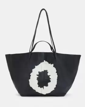 AllSaints Hannah Tie Dye Leather Tote Bag