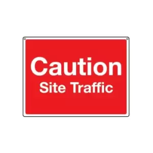 Sitesafe - General Construction Site Traffic Rigid pvc Sign - 600 x 450mm