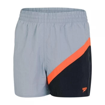 Speedo Colourblock Watershorts Boys - Grey/Orange/Blk