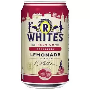 R-Whites Raspberry Drink Can Lemonade 330ml Ref 201302 Pack 24 138464