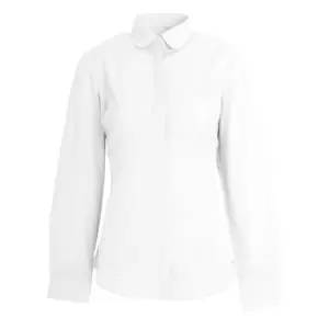 Brook Taverner Womens/Ladies Trevi Long Sleeve Poplin Shirt (14) (White)