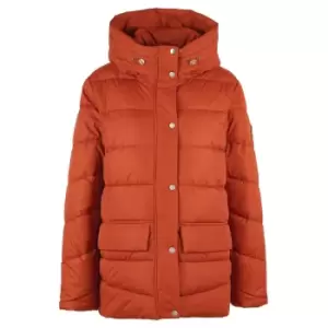 Barbour Womens Bracken Quilt Jacket Spiced Pumpkin 14