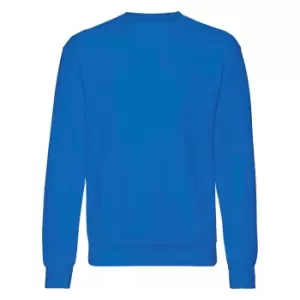 Fruit Of The Loom Mens Set-In BelcoroA Yarn Sweatshirt (S) (Royal)