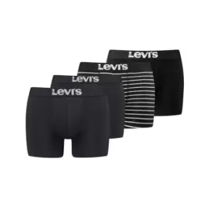 Levis Pack Stripe Boxers - Black