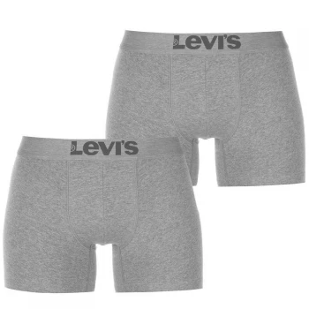 Levis Levis 2 Pack Boxer Shorts - Grey/Grey