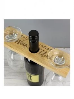 Personalised Wine O'Clock Wine Butler