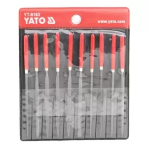 YATO File Set Number of tools: 10 YT-6163