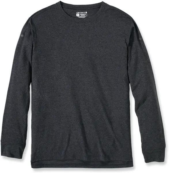 Carhartt Lightweight Durable Relaxed Fit Longsleeve, black-grey, Size M