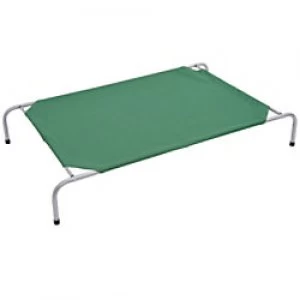 PawHut Pet Bed Green, Silver Grey 800 mm x 1300 mm x 200 mm