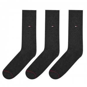 Tommy Bodywear Sports 3 Pack Mens Crew Socks - Grey