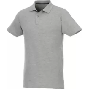 Elevate Mens Helios Short Sleeve Polo Shirt (S) (Heather Grey)