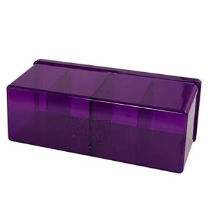 Dragon Shield Storage Box With 4 compartments - Purple