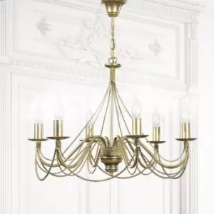 Emibig Tori Gold Multi Arm Chandelier 5x E14