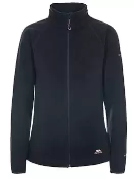 Trespass Nonstop Full Zip Fleece - Black Size XS Women