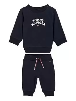 Tommy Hilfiger Baby Hilfiger Flag Jog Set - Deep Indigo, Navy, Size Age: 12 Months