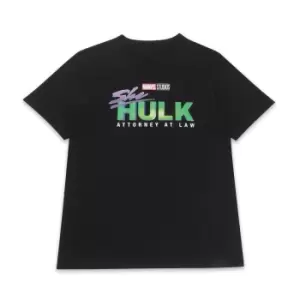 Marvel She Hulk Logo Unisex T-Shirt - Black - 4XL - Black