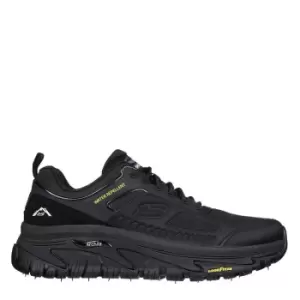 Skechers Rubber Arch Fit Leather La - Black