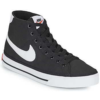 Nike W NIKE COURT LEGACY CNVS MID womens Shoes Trainers in Black