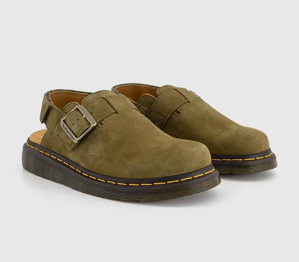 Dr. Martens Jorge Ii M Sandal Muted Olive Green, 10