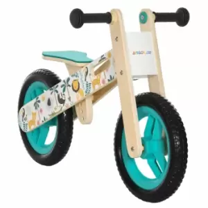 Homcom Kids Balance Bike W/ Adjustable Seat, White