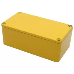 Hammond 1590Bsyl Enclosure, Multipurpose, Alum, Yellow