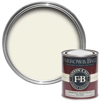 Farrow & Ball Full Gloss Paint Wimborne White - 750ml