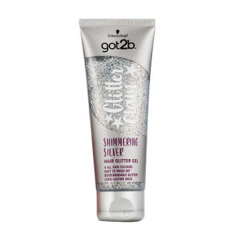 Schwarzkopf Got2b Glitter Glam Shimmering Silver Gel 50ml