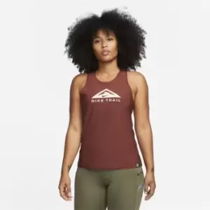 Nike Dri-FIT Trail Womens Tank - Brown