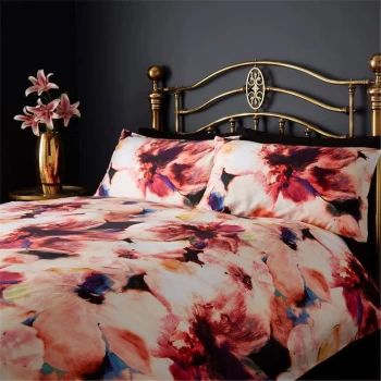 Biba Flora Pillowcase Pair - Plum