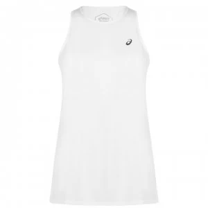 Asics Race Sleeveless T Shirt Ladies - White