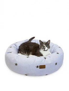 Joules Ticking Bee Doughnut Bed