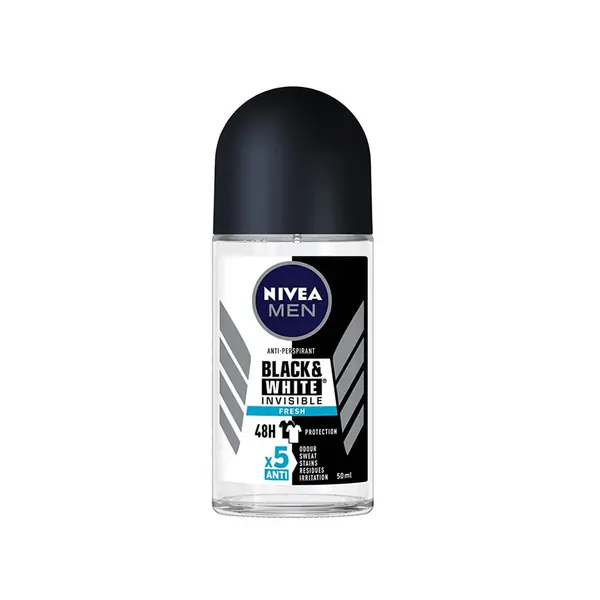 Nivea Black and White Invisible Roll On Deodorant 50ml