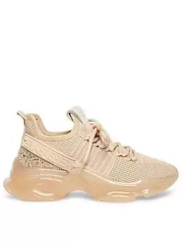 Steve Madden Maxilla-r Trainers - Pink/Beige, Pink, Size 39, Women