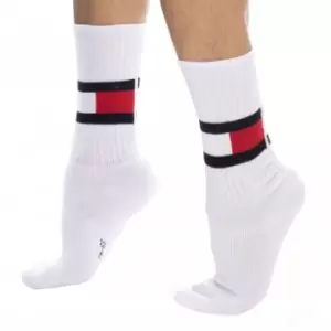 Tommy Hilfiger Flag Cotton Sports Socks - White 43/46