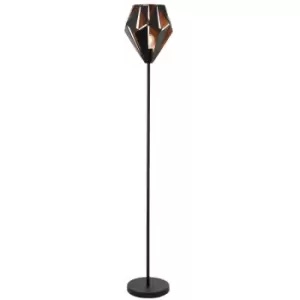 Netlighting Carlton Floor Lamp Black, Copper