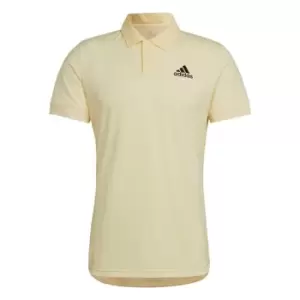 adidas Tennis New York FreeLift Polo Shirt Mens - Yellow