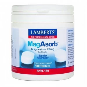 Lamberts MagAsorb Magnesium 150mg 180 Tablets